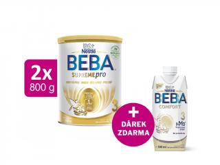 BEBA SUPREMEpro 3, 2x800g + BEBA COMFORT 3 HM-O 500 ml