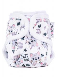 Bobánek Novorozenecké extra jemné svrchní kalhotky patentky - Cute cats