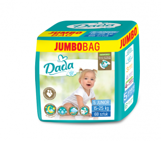 Dada JUMBOBOX extra soft vel. 5, 15-25kg, 68ks