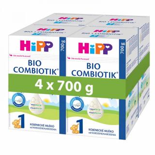 HiPP BIO Combiotik 1 Počáteční mléčná kojenecká výživa 4x700g