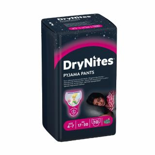 Huggies DryNites Girls Medium, 17-30 kg, 10 ks