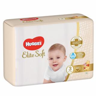 HUGGIES Elite Soft 3, 5-9 kg, 40 ks