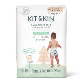 Kit & Kin Ekologické plenkové kalhotky pull-ups 5 12-17 kg 20 ks