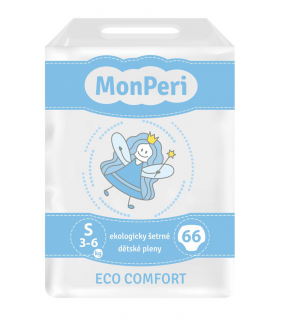 MonPeri Eco Comfort S 3-6 kg, 66ks