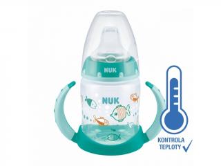 NUK FC lahvička na učení s kontrolou teploty 150ml - Zelená