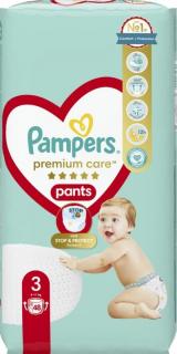 Pampers Premium care 3 Pants , 48ks, 6-11kg