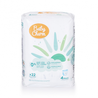 PANTS Baby Charm Super dry Pants 4 (9-15 kg), 22 ks