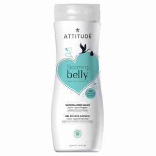 Přírodní tělové mýdlo  ATTITUDE Blooming Belly nejen pro těhotné s arganem 473 ml