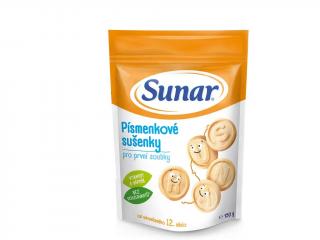 SUNAR dětské sušenky písmenkové 150g