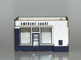 Smíšené zboží - prodejna (Stavebnice modelu prodejny stavěné v akcu Z)