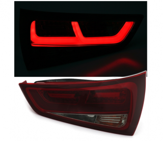 AUDI A1 8X - Zadní světla LIGHT BAR DEPO - Červená/Tmavá