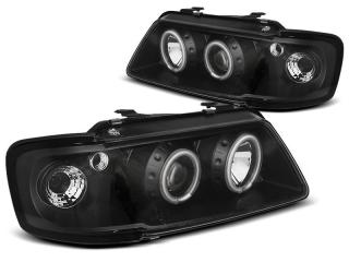 AUDI A3 8L - Přední světla ANGEL EYES CCFL H1/H1 SONAR - Černá