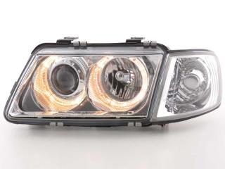 AUDI A3 8L - Přední světla ANGEL EYES H7/H7 DEPO - Chromová