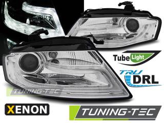AUDI A4 B8 8K - Přední světla TRU DRL XENON - Chromová