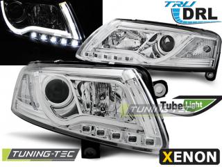AUDI A6 4F - Přední světla TRU DRL XENON D2S - Chromová