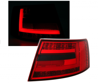 AUDI A6 4F - Zadní světla LIGHT BAR EAGLE EYES 6 PIN - Červená/Kouřová