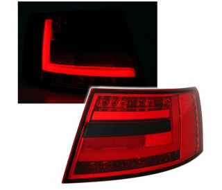 AUDI A6 4F - Zadní světla LIGHT BAR EAGLE EYES 7 PIN - Červená/Kouřová