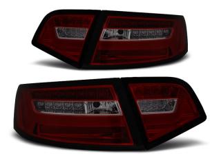 AUDI A6 C6 LIMO - Zadní světla LED BAR DYNAMIC SEQ SONAR - Červená/Kouřová