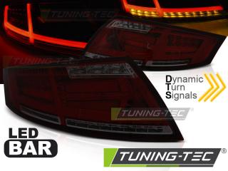 AUDI TT 8J - Zadní světla LED BAR DYNAMICKÝ BLIKAČ SONAR - Červená/Kouřová
