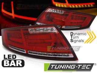 AUDI TT 8J - Zadní světla LED BAR DYNAMICKÝ BLIKAČ SONAR - Červená