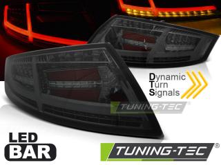 AUDI TT 8J - Zadní světla LED BAR DYNAMICKÝ BLIKAČ SONAR - Kouřová