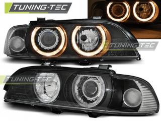 BMW E39 - Přední světla ANGEL EYES XENON D2S DEPO - Černá