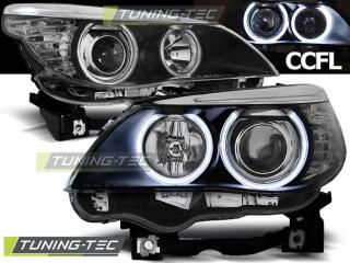 BMW E60/E61 - Přední světla ANGEL EYES CCFL - Černá