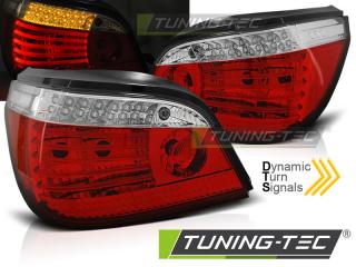 BMW E60 LCI 07-09 - Zadní světla LED DYNAMICKÝ BLIKAČ - Červená