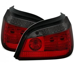 BMW E60 - Zadní světla LED - Červená/Kouřová