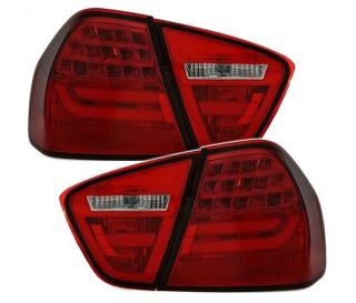 BMW E90 - Zadní světla LED LIGHT BAR EAGLE EYES - Červená