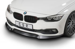 BMW F30 / F31 - Přední spoiler černý lesklý CSR