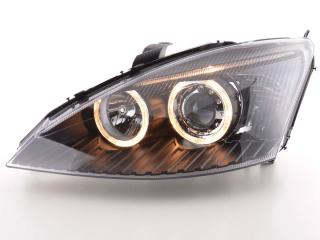 FORD FOCUS MK1 98-01 - Přední světla Angel Eyes - Černá