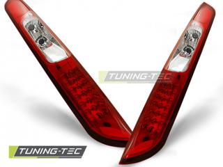FORD FOCUS MK2 04-08 - Zadní světla LED SONAR - Červená