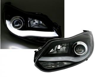 FORD FOCUS MK3 - Přední světla SKY WING H7/H1 EAGLE EYES - Černá