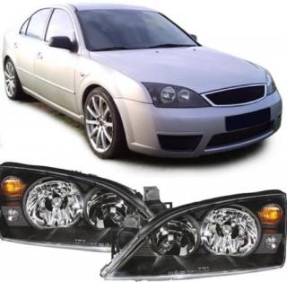 FORD MONDEO MK3 - Přední světla DEPO - Černá