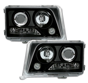 MERCEDES E W124 - Přední světla - Černá