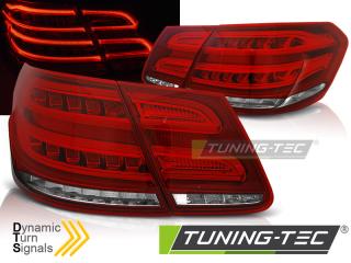 MERCEDES E W212 LIMO 09-13 - Zadní světla LED BAR DYNAMICKÝ blikač - Červená