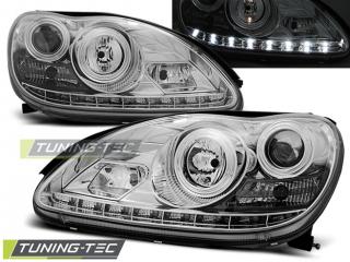 MERCEDES S W220 - Přední světla DAYLIGHT - Chromová