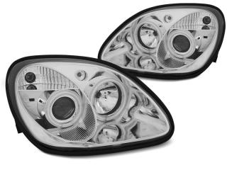 MERCEDES SLK R170 - Přední světla ANGEL EYES CCFL SONAR - Chromová