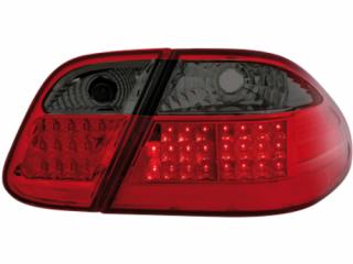 MERCEDES W208 CLK - Zadní světla LED - Červená/Kouřová