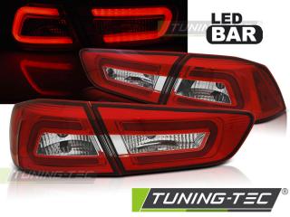 MITSUBISHI LANCER 8 08-11 - Zadní světla LED BAR - Červená