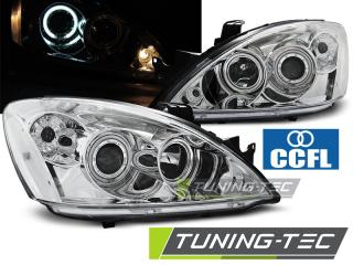 MITSUBISHI LANCER 9 - Přední světla Angel Eyes CCFL - Chromová