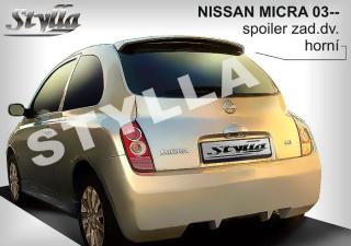 NISSAN MICRA K12 - Střešní křídlo STYLLA