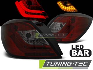 OPEL ASTRA H 3D GTC - Zadní světla LED BAR JUNYAN - Červená/Kouřová
