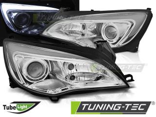 OPEL ASTRA J 10-12 - Přední světla TUBE LIGHT DRL - Chromová
