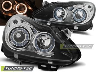 OPEL CORSA D 06-11 - Přední světla ANGEL EYES DEPO - Černá