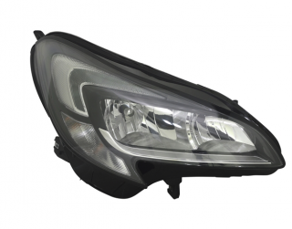 OPEL CORSA E - Přední světlo H7/H7 Chrom TYC - Pravá
