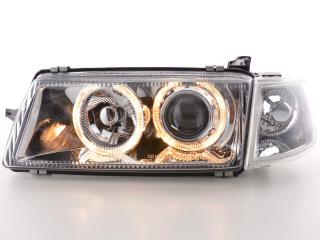 OPEL VECTRA A - Přední světla ANGEL EYES DEPO - Chromová