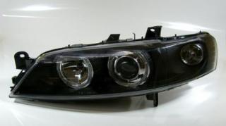 OPEL VECTRA B 95-99 - Přední světla Angel Eyes - Černá