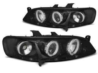 OPEL VECTRA B 99-02 - Přední světla ANGEL EYES CCFL SONAR - Černá